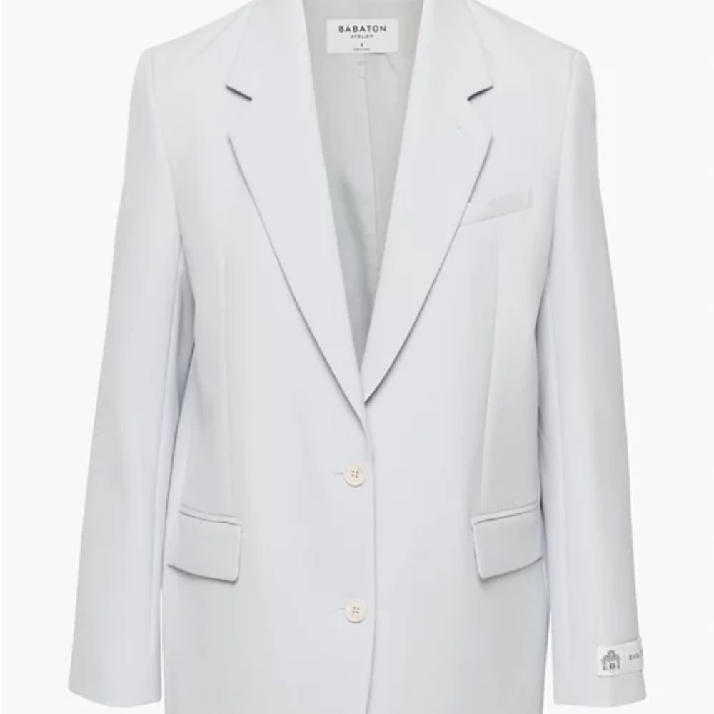 Aritzia Babaton Agency Blazer in Cement Blue - Picture 1 of 6
